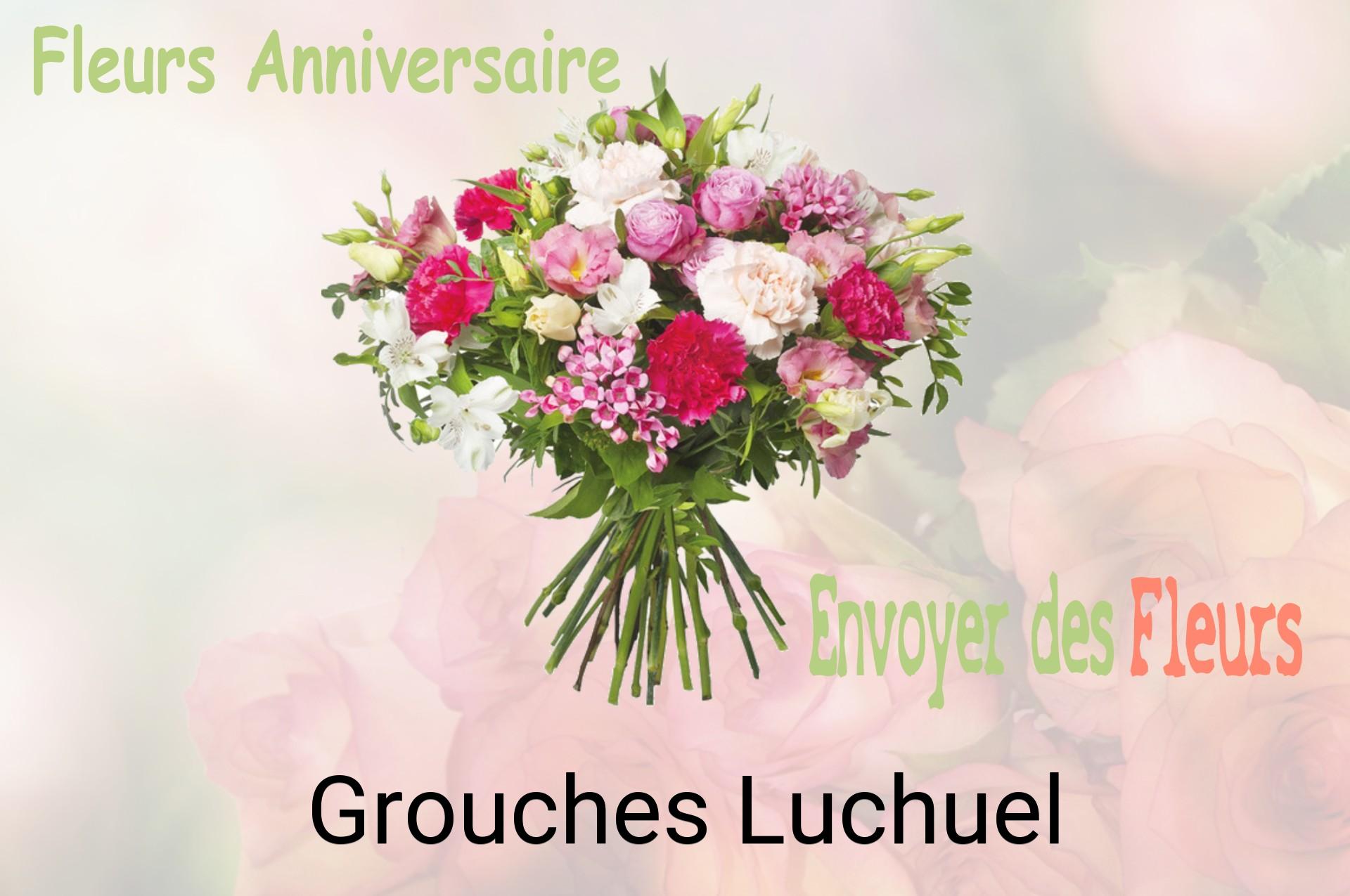 Bouquet de fleurs d’anniversaire livré à Grouches-Luchuel